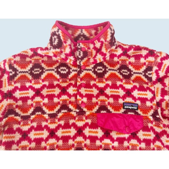 PATAGONIA Women's Synchilla Snap - T Button Fleece Pullover Size S - Picture 3 of 8